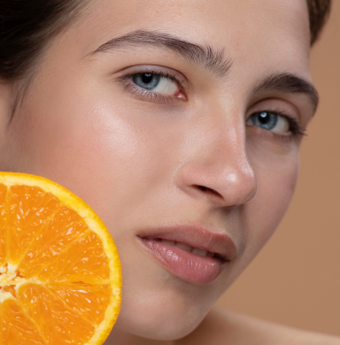 Potent and stable vitamin C serum brightens dull skin