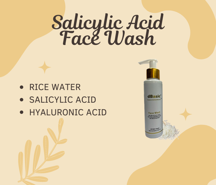 dBasic Salicylic Acid Face Wash with Rice Water