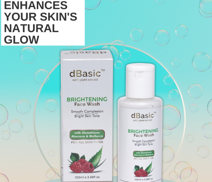 dBasic Brightening Face Wash with Glutothione, Mulberry