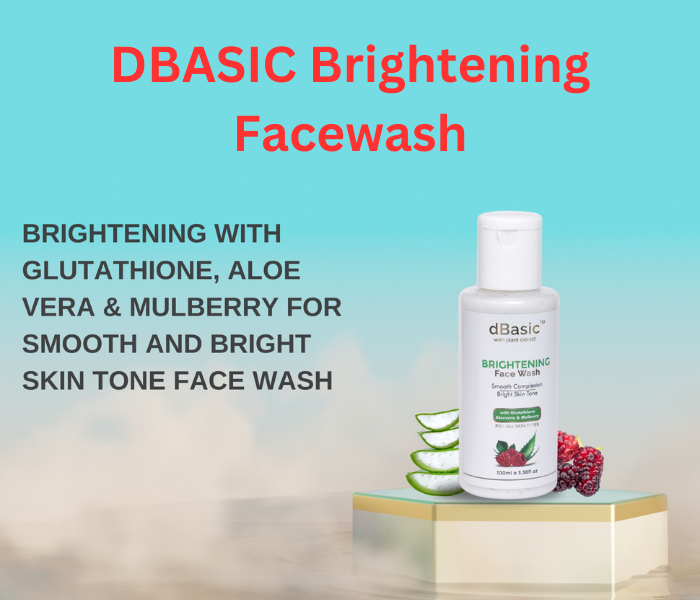 dBasic Brightening Face Wash with Glutothione, Mulberry