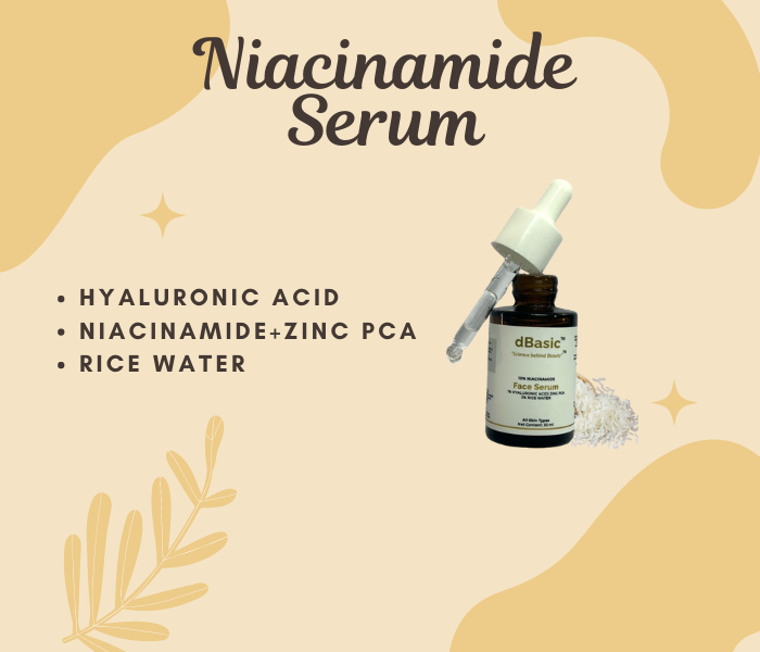 dBasic 10% Niacinamide Serum with Rice Water
