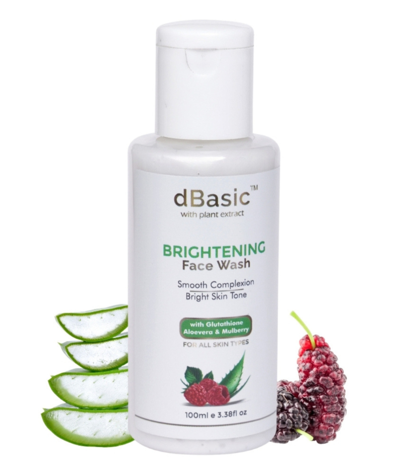 dBasic Brightening Face Wash with Glutothione, Mulberry