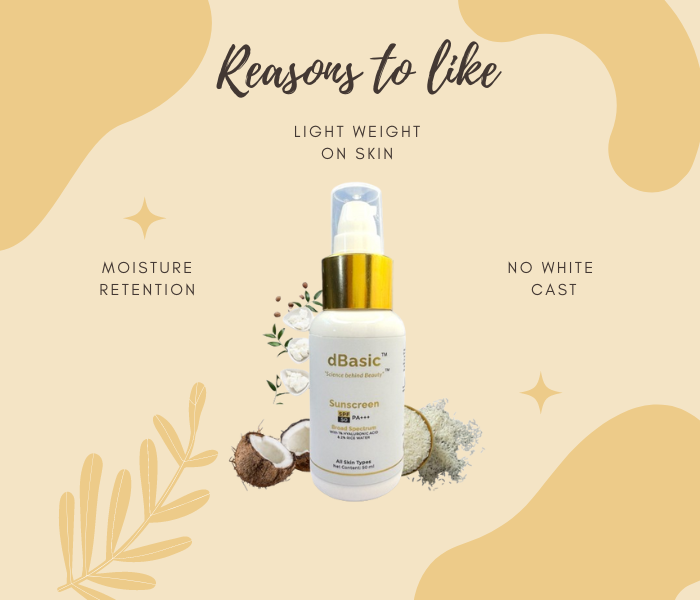 dBasic SPF 50 PA+++ with Shea Butter